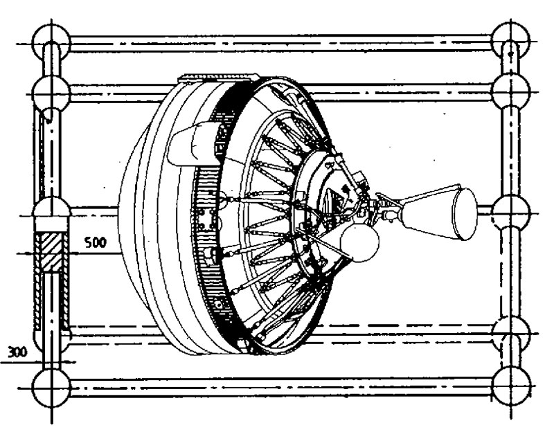 The ESC-B upper stage could fit inside an early ISRS two-tier demonstrator