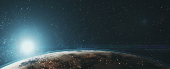 Earth Horizon Background