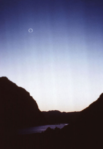 A circle in the sky